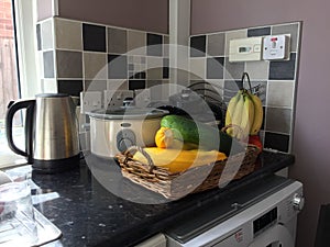 Marrows in kitchen