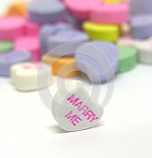 Marry Me Candy Heart