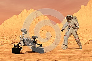 Mars Astronaut, Rover, Exploration, Planet, Science