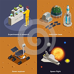 Mars Colonization 2x2 Design Concept