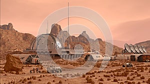 Mars Colony Base Camp