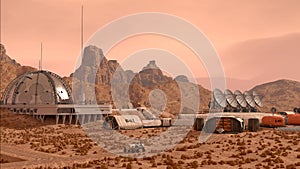 Mars Colony Base Camp