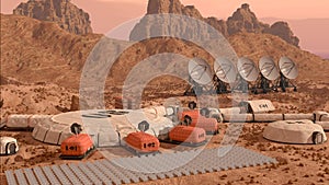 Mars Colony Base Camp