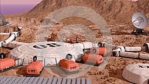 Mars Colony Base Camp
