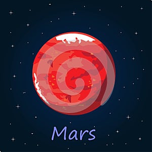 Mars is the fourth planet from the Sun and the second-smallest planet in the Solar System after Mercury