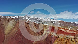 Mars. Geological formation near Kyzyl Chin river on mountain Altai