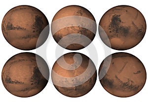 Mars globe