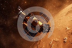 Mars Orbiter in Cosmic Surroundings photo