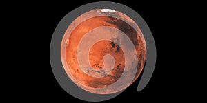 Mars planet red planet in space