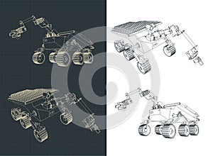 Mars rover blueprints