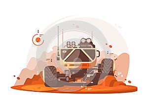 Mars rover for scientific research