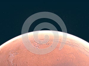 Mars, soil crust, space, solar system