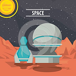 Mars space adventure