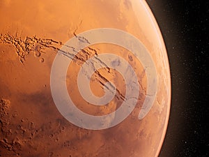 The mars - valles marineris