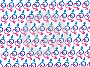 Mars and venus symbol background