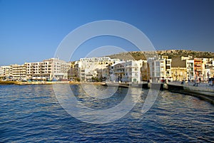 Marsalforn Village in Gozo Island