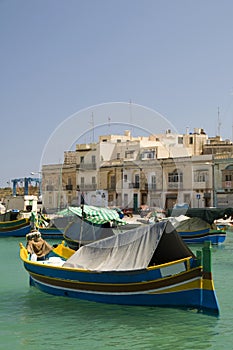 Marsaxlokk luzzu village malta