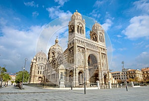 Marseille cathedral. Cathedrale Sainte Marie Majeure. Marseille, France