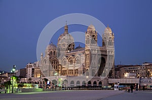 Marseille Cathedral in evening light