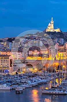 Marseille France night