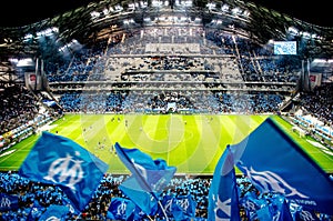 MARSEILLE, FRANCE - Oct 28, 2019: Rencontre OM-PSG