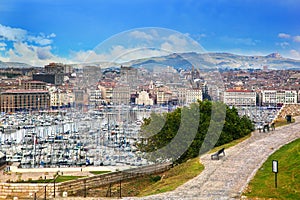 Marseille harbour, France