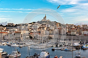 Marseille with Notre Dame de la Garde