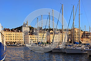 Marseille Old port - south France