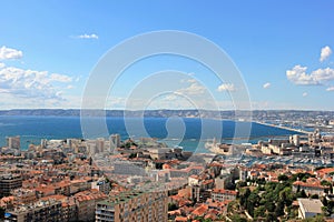 Marseille panorama - south France