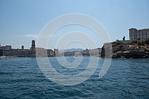Marseille vieux port in summer season