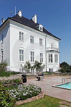 Marselisborg Palace in Aarhus, Denmark