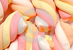 Marsh mallow background