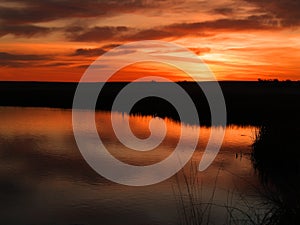 Marsh Sunrise photo