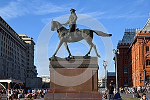 Marshal Zhukov Monument, Moscow, Russia