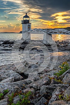 Marshall Point Light Coastline