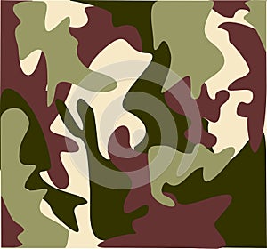 Marshland military camouflage photo