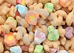 Marshmallow Cereal Background photo