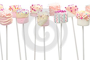 Marshmallow pops