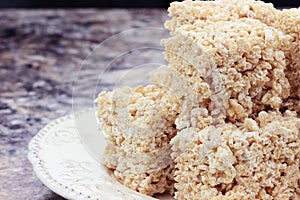 Marshmallow and Rice Cereal Bars