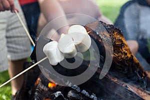 Marshmallows barbecue