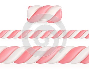 Marshmallows candy pattern