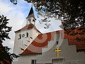 Marstal Church Kirke on Aeroe Island Denmark