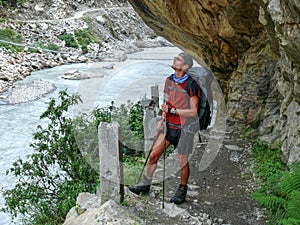 Marsyangdi river near Tal village - Nepal