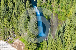Martha Falls at Mount Rainier National Park photo
