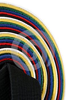 Martial Arts Belts - vertical