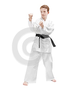 Martial arts boy