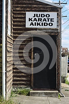 Martial arts dojo for judo, karate and aikido.