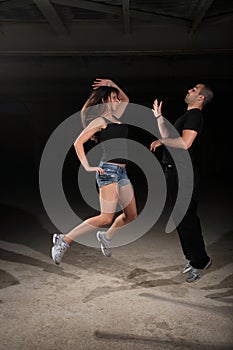 Martial arts female instructor