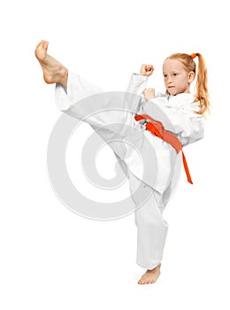 Martial arts girl