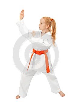 Martial arts girl
